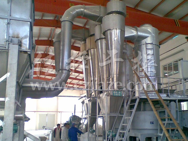 丙炔恶草酮用旋转闪蒸干燥机及法兰配件